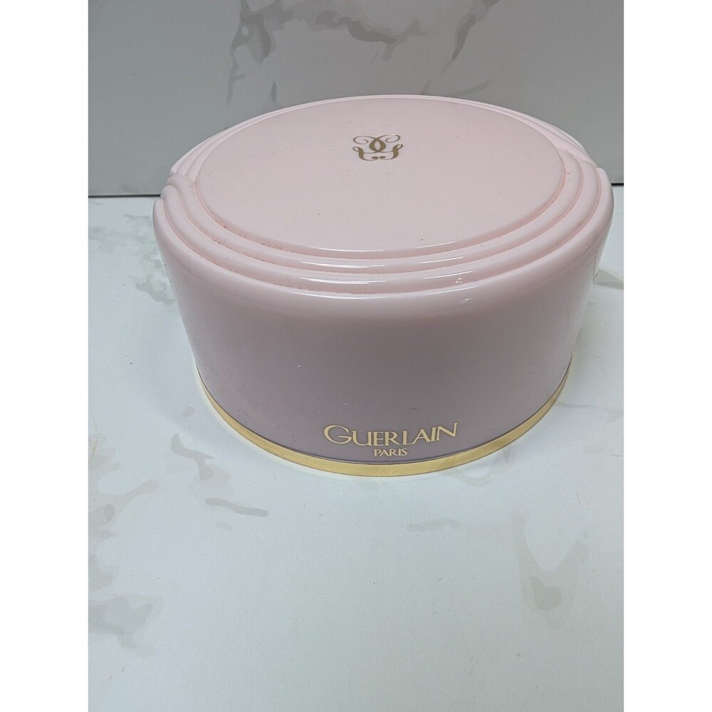Guerlain Shalimar Perfumed Bath Powder 4 oz Vintage NOS Complete Puff Sifter